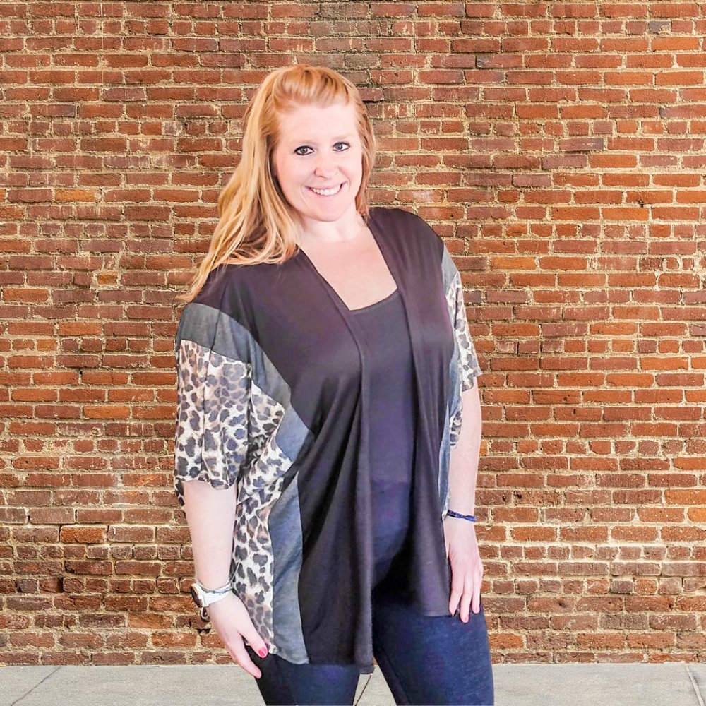 Leopard Print Cardigan